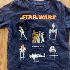 子供服　スターウォーズ　Tシャツ　1歳〜1歳半の画像