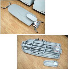 仕上げ馬付き アイロン台 最大天板高さ81cm 昇降 高さ無段階調整可能 スタンド式 折りたたみ式 札幌市 清田区 平岡の画像