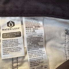 メンズ LIVISリバイス　505チノパン　黒　W34L30の画像