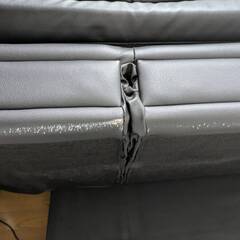 ニトリ 傷・汚れに強い合成皮革 ソファベッドの画像