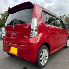H25年式☆月々9千円〜分割払い可‼️ 車検2年付き！【名義変更代込み】☆スズキ ワゴンRスティングレー☆純正オーディオ付き☆プッシュスタート☆ドライブレコーダー付きのフル装備☆純正アルミ☆事故修復歴無し☆そのまま乗って帰れます！の画像