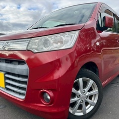 H25年式☆月々9千円〜分割払い可‼️ 車検2年付き！【名義変更代込み】☆スズキ ワゴンRスティングレー☆純正オーディオ付き☆プッシュスタート☆ドライブレコーダー付きのフル装備☆純正アルミ☆事故修復歴無し☆そのまま乗って帰れます！の画像