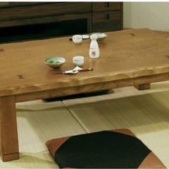 アサヒ 家具調コタツ(美品)の画像