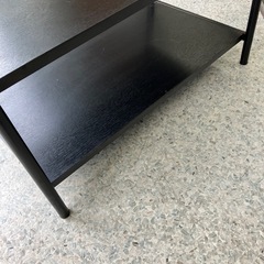 ロ 2511-310 2段ラック ブラック 中古の画像