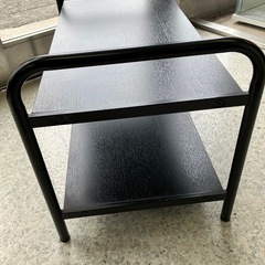 ロ 2511-310 2段ラック ブラック 中古の画像