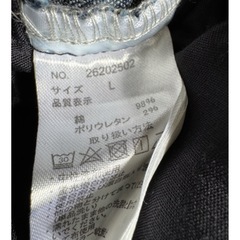 ダメージ スキニーパンツ Lの画像