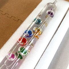 未使用品 NITORI ガリレオ温度計 幅5.7×奥行5.7×高さ28cm オーナメント ニトリ 置物 オブジェ 置き型温度計 ☆ 札幌市 北区 屯田の画像