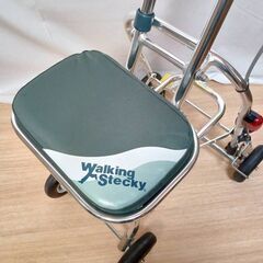 【B406】シルバーカー　歩行補助　手押し車　折り畳み式　の画像