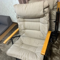 折りたたみ椅子✖️2の画像