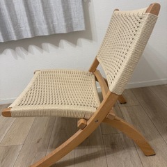 ラタン調ローチェアの画像