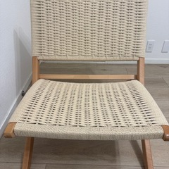 ラタン調ローチェアの画像