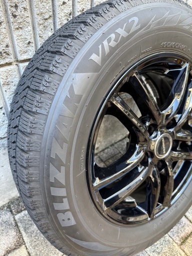 【スタッドレス】ブリヂストン BLIZZAK VRX2 195/65R15 ホイール付き 4本セット
