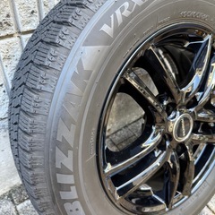 【スタッドレス】ブリヂストン BLIZZAK VRX2 195/65R15 ホイール付き 4本セットの画像