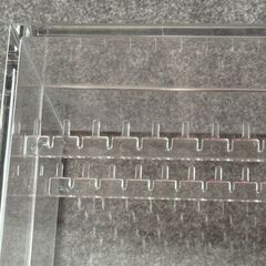 無印良品 アクリルネックレス･ピアスケース･見開きタイプ 約幅17.5×奥行8.8×高さ25cmの画像