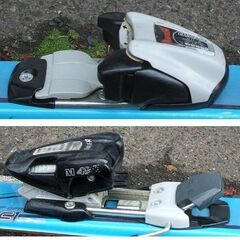 格安！ 128cm ジュニア カービングスキー 2点セット　板  B×B  JX-C1 ブルー 青　ビンディング マーカー M450 ☆ PayPay(ペイペイ)決済可能 ☆ 札幌市 豊平区 平岸 平岸店の画像