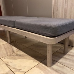 直接引き取り限定！中古美品　3人がけの椅子、ソファ　特注品 の画像