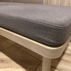 直接引き取り限定！中古美品　3人がけの椅子、ソファ　特注品 の画像