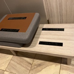 直接引き取り限定！中古美品　3人がけの椅子、ソファ　特注品 の画像