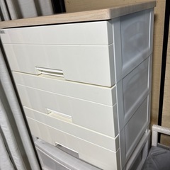 ●Fits ３段収納ケース●天板 木の画像