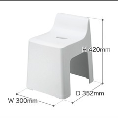 中古　風呂椅子セットの画像