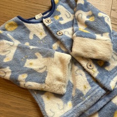 子ども　ふわふわパジャマ　80センチの画像