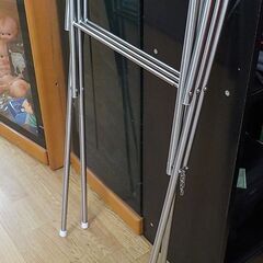 タオル掛けラック 室内用ものほし台 幅伸縮タイプ ステンレス 物干しラック 西岡店の画像