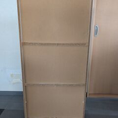 木製キャビネット 棚 収納 キャスター付き 譲りますの画像