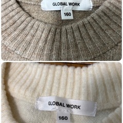 グローバルワーク　ニット　160の画像