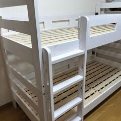 セミシングル二段ベッド［キズあり］の画像