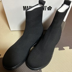 【新品】MARY QUANT ニットブーツの画像