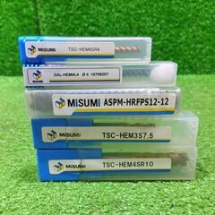 ミスミ 超硬エンドミル 5本セット【船橋馬込店】【店頭取引限定】【未使用】管理番号：ITP0BYTRY6OEの画像