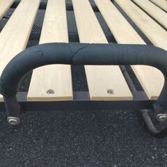 ニトリ　折りたたみスノコベッドの画像