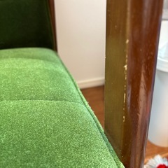 カリモク60 Kチェア1人がけモケットグリーンの画像