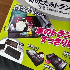 折りたたみトランクバッグ の画像
