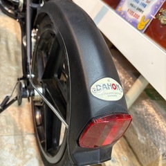 【リユースマン倉敷】折りたたみ自転車 16インチ 黒 DAHON  ソフトケース付き  レトロ風 の画像