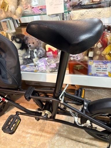 【リユースマン倉敷】折りたたみ自転車 16インチ 黒 DAHON  ソフトケース付き  レトロ風 
