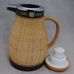 [1708] 象印　籐ポット　魔法瓶　0,75ℓ　AFR-08の画像