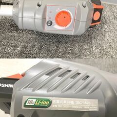∞ 動作未確認 充電式草刈機 SBC-1825 バッテリー付き 工進 回転刃付きの画像