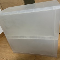 無印 収納ストッカーの画像