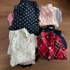 女の子冬服６０から110サイズの画像