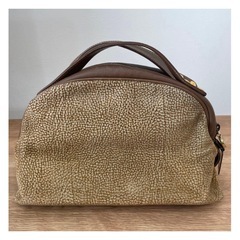 ★【Borbonese】 ボルボネーゼ ★¥39800+税　ハンドバッグ　うずら柄　の画像