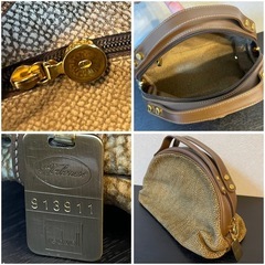 ★【Borbonese】 ボルボネーゼ ★¥39800+税　ハンドバッグ　うずら柄　の画像