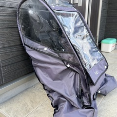 子乗せ前乗り用シート&レインカバーの画像