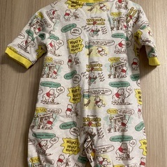 pooh ベビーロンパース　長袖
の画像