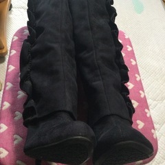 ◆ロングブーツ◆黒　代理出品の画像