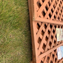 木製　ラティス　5枚セット　DIYの画像
