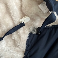 くま耳ダウンベビーケープの画像