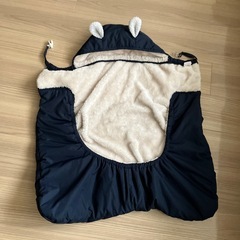 くま耳ダウンベビーケープの画像