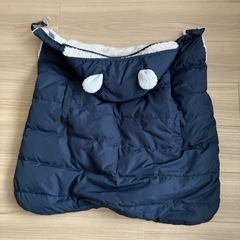 くま耳ダウンベビーケープの画像
