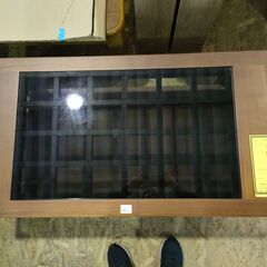 ジャングル×2和泉大型良品館　センターテーブル　ガラス　ローテーブル　リビングルーム　【R226】の画像